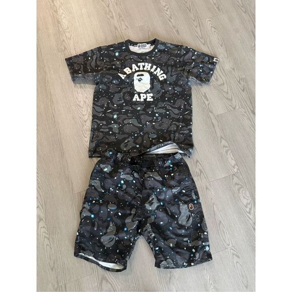 Bape Space Camo short set - Picture 1 of 10